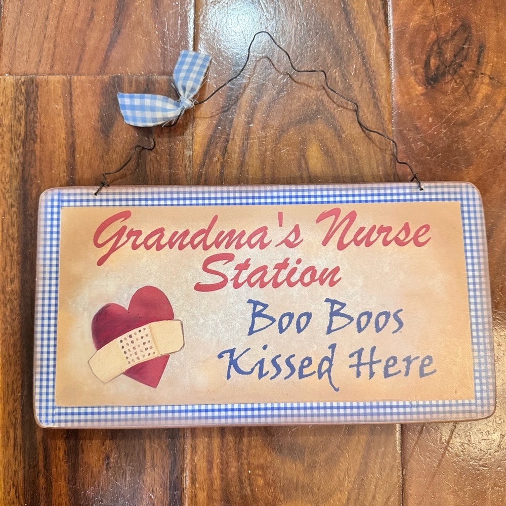 Vintage Grandma's Nurse Station Sign